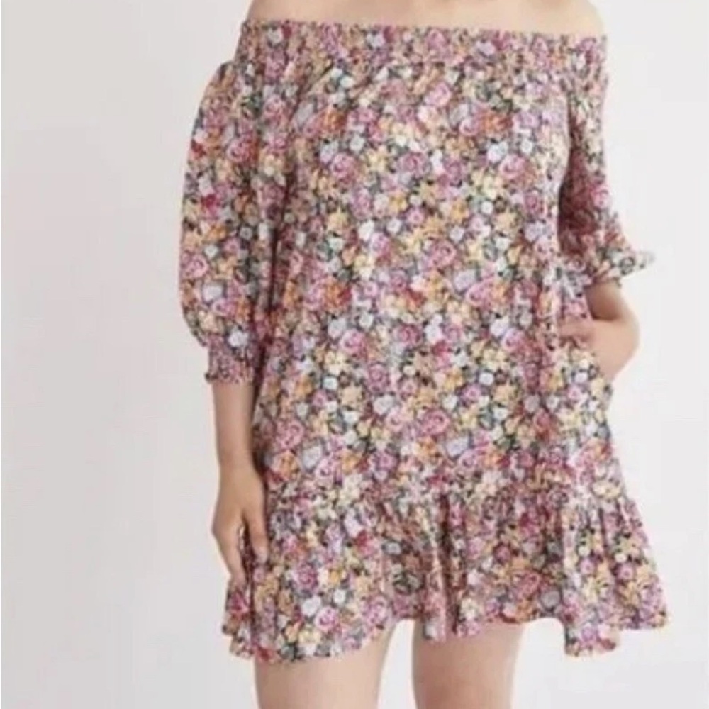 Maeve Off Shoulder Floral Dress 1X
